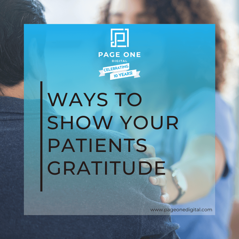 Ways to Show Your Patients Gratitude